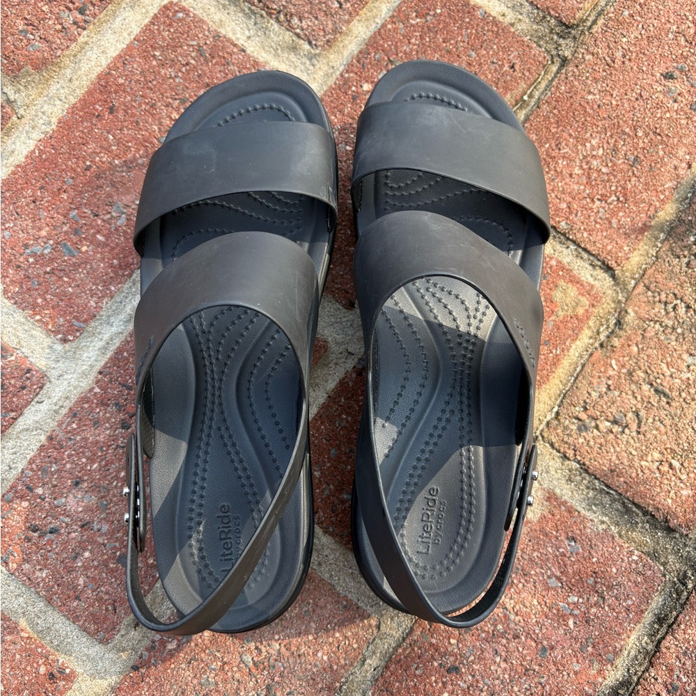 CROCS Black Women's Sandals